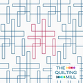 Abstract modern geometric pantograph pattern product image showing bold sharp angular lines in a clean minimalist edge-to-edge longarm quilting design