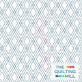Almost Plaid 60 geometric plaid pantograph product image showing bold plaid lines set at a dynamic 60-degree angle for modern longarm quilting