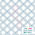 Almost Plaid Chunky plaid longarm pantograph product image showing bold thick geometric plaid lines in a modern edge-to-edge quilting design
