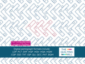 AmazeBalls zigzag pantograph pattern product image showing bold crisp angular zigzag lines in a sleek modern geometric edge-to-edge longarm quilting design
