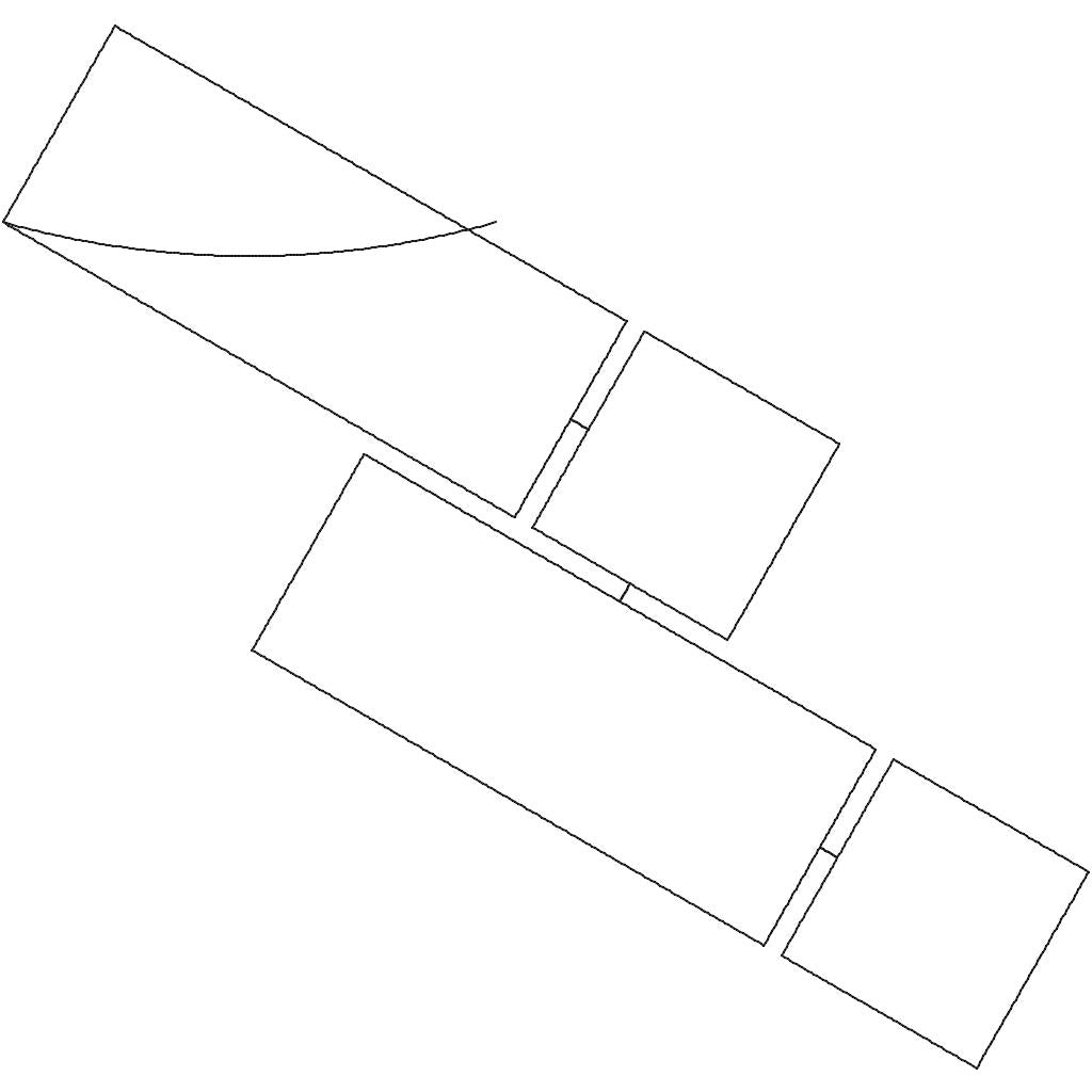 Close-up of Angled Bricks pantograph showing angled brick and rectangle detail
