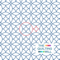 BFF interlocking circle pantograph product image showing overlapping geometric circles forming charming star and petal clusters in a modern edge-to-edge longarm quilting design