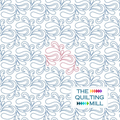 Bedhead digital feather pantograph pattern with swirling feather curls for longarm quilting
