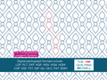 Beyond Loops 2 pantograph quilting design product image showing graceful flowing loop swirls in an elegant modern edge-to-edge longarm quilting design