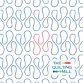 Blob organic curve pantograph product image showing soft free-flowing looping arcs in a whimsical modern edge-to-edge longarm quilting design