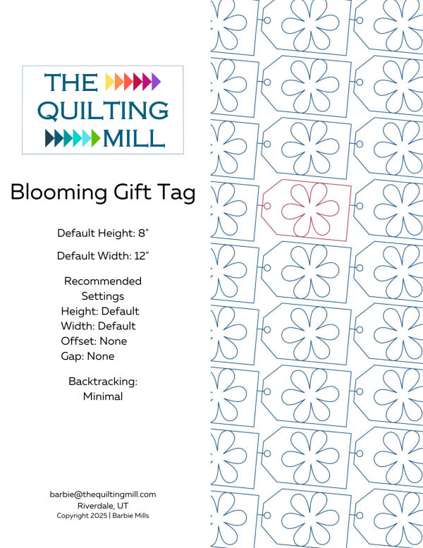 Blooming Gift Tag