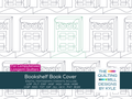 Bookshelf Book Cover longarm quilt pattern – bold repeating book spine motifs in a whimsical bookshelf-inspired digital pantograph design for longarm machines