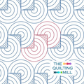 Bouncing Bullseye circle pantograph pattern – bold concentric rings repeating edge to edge in a dynamic geometric longarm quilting design