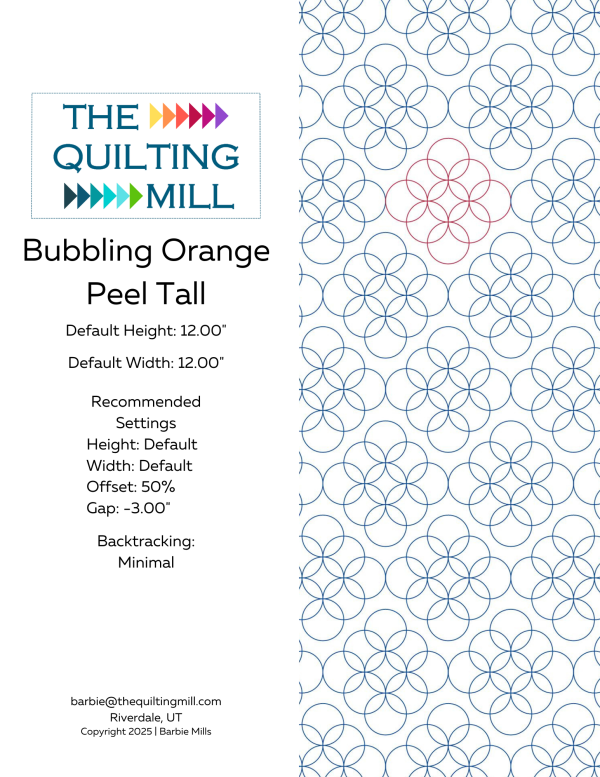 Bubbling Orange Peel Tall