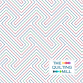 Catacombs Extended Width maze digital pantograph – bold angular zigzag lines in a graphic geometric labyrinth design for modern longarm quilting
