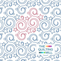 Charming Stars whimsical star pantograph featuring twinkling star and swirl detail