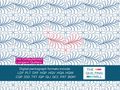 Citrus Crush longarm leaf pantograph – vibrant botanical leaf design with crisp clean lines for longarm quilting machines