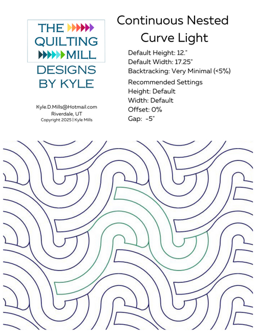 Continuous Nested Curve Light