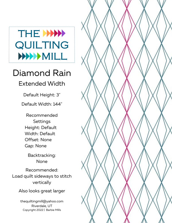 Diamond Rain Offset - Extended Width