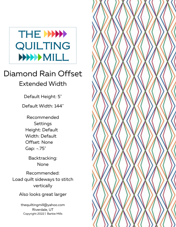 Diamond Rain Offset - Extended Width