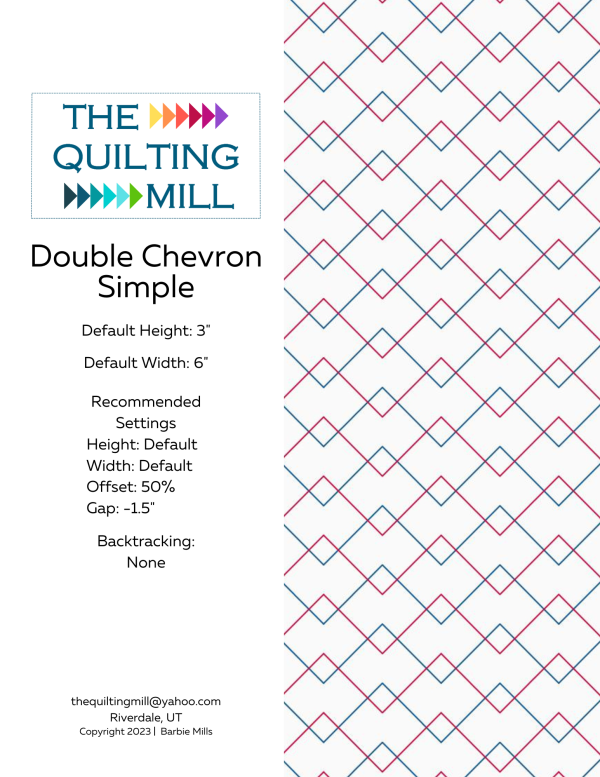 Double Chevron Simple & Extended Width