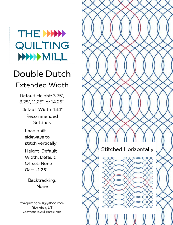 Double Dutch - Extended Width