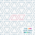 Equilibrium digital geometric pantograph product image showing clean symmetrical geometric lines in a balanced modern edge-to-edge longarm quilting design