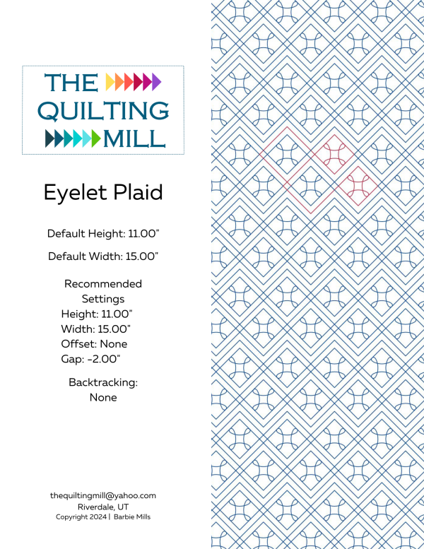 Eyelet Plaid