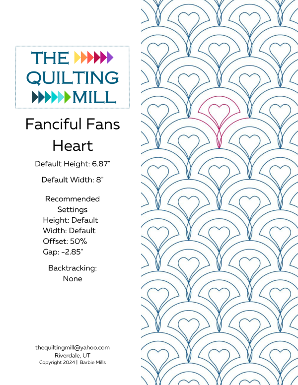 Fanciful Fans Heart