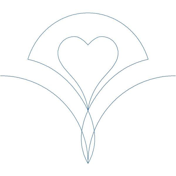 Fanciful Fans Heart