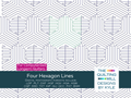 Four Hexagon Lines