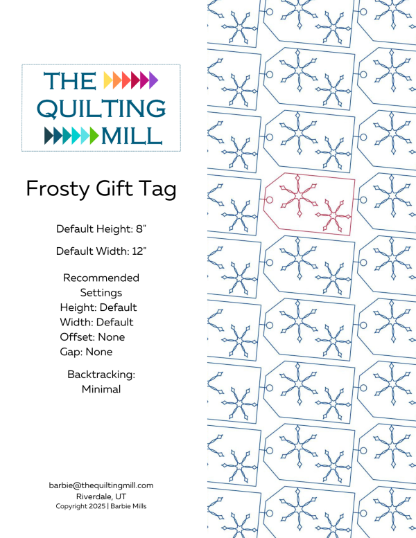 Frosty Gift Tag