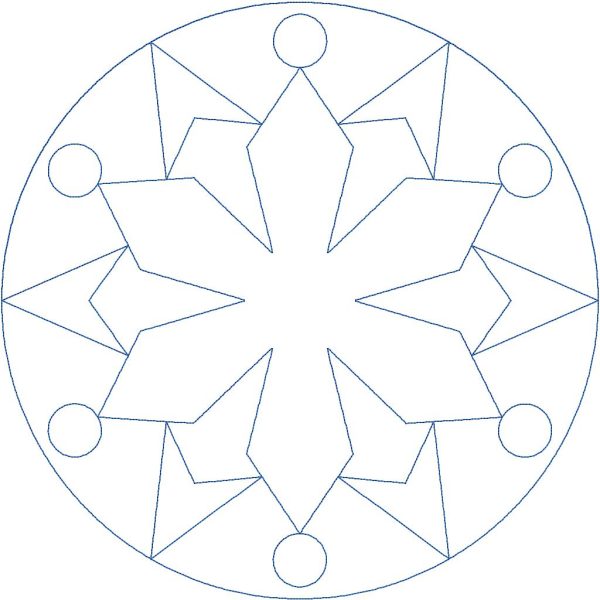 Ice Crystals Round
