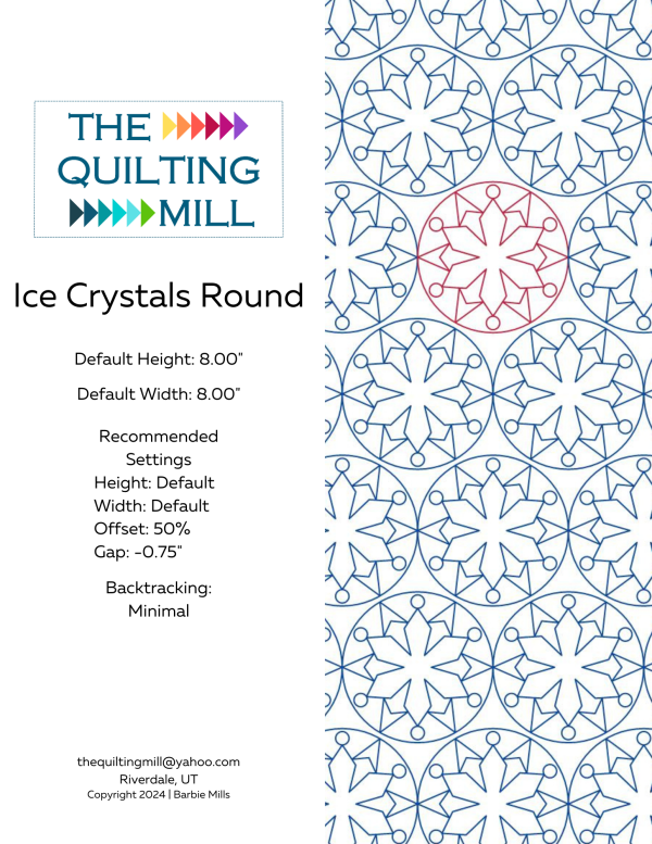 Ice Crystals Round