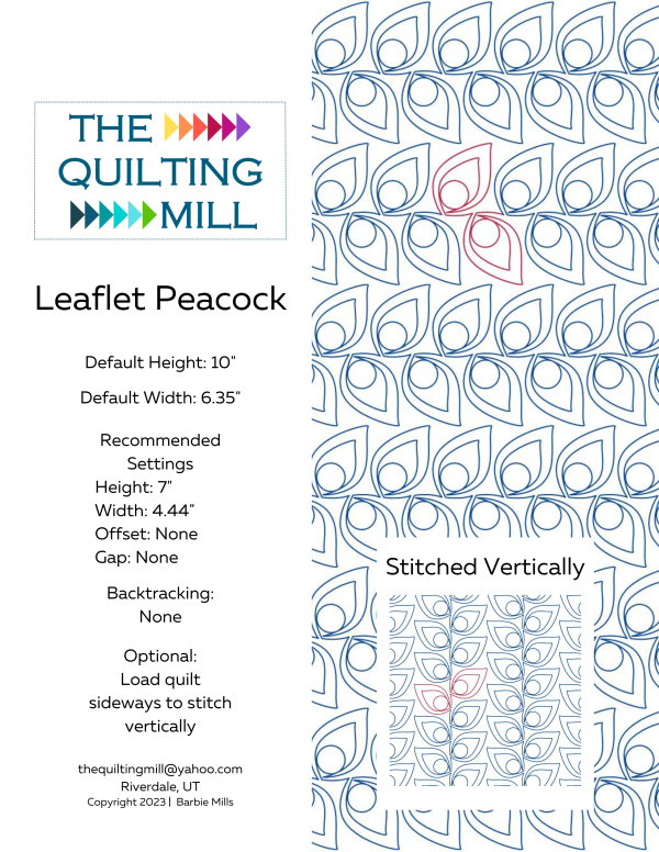 Leaflet Peacock