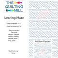 Leaning Maze