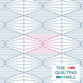 Line Art optical illusion quilting pantograph showing bold geometric rippling lines for longarm quilting