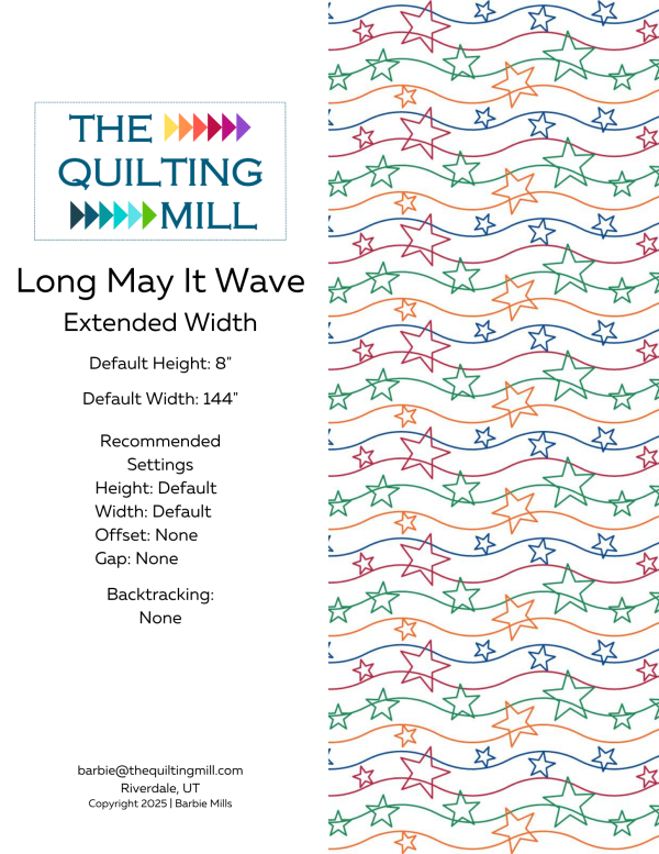 Long May It Wave Extended Width