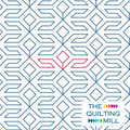Mazey modern geometric pantograph – maze-inspired diamond and vertical line edge-to-edge longarm quilting design by The Quilting Mill