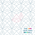 Mountain Range triangle pantograph pattern showing bold geometric mountain peaks in a modern edge-to-edge longarm quilting design