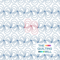 The Quilting Mill Mussel Bed shell quilting pantograph digital download with brand logo.