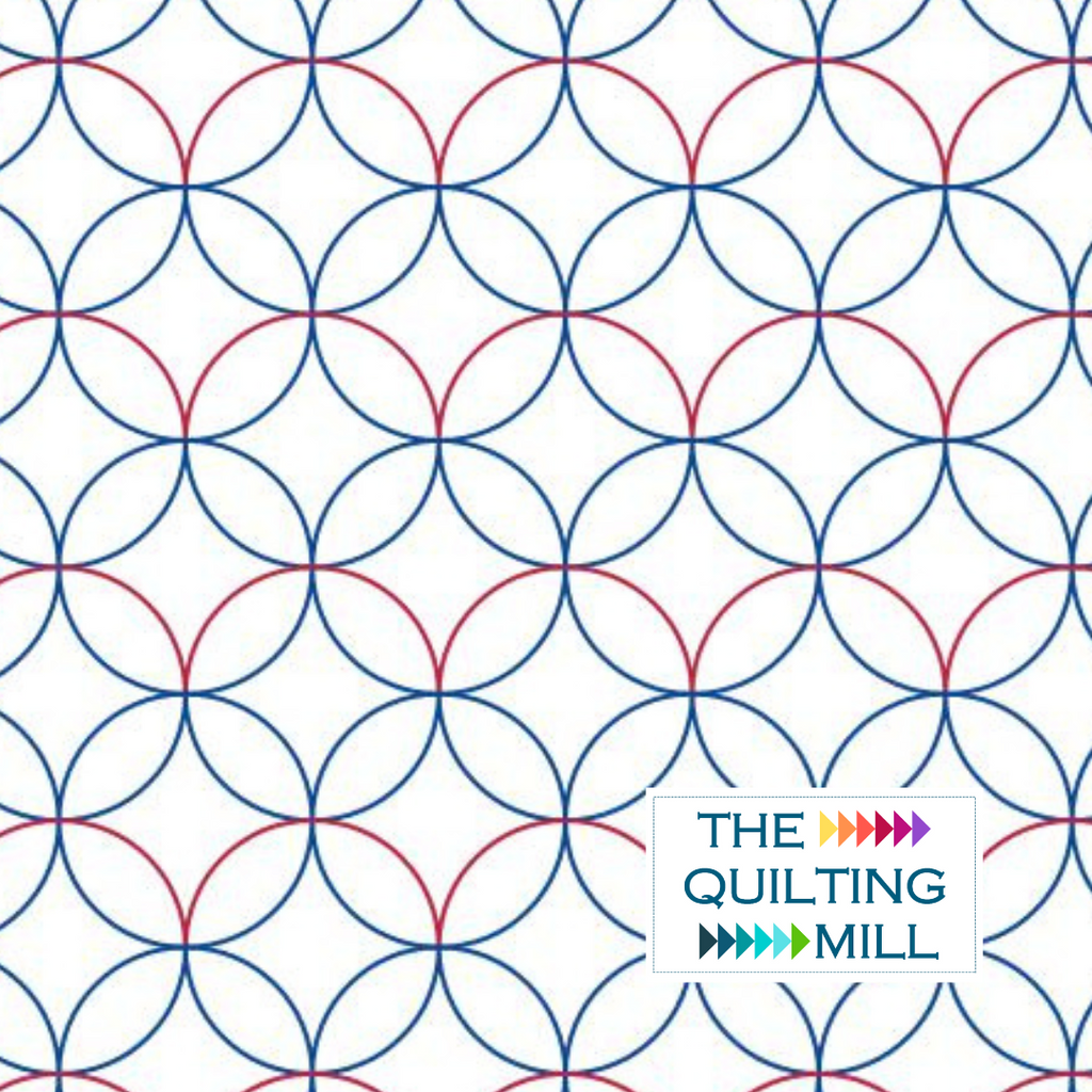 No Backtrack Orange Peel modern circle quilt design digital pantograph showing smooth curved arc repeat for edge-to-edge longarm machine quilting