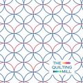 No Backtrack Orange Peel modern circle quilt design digital pantograph showing smooth curved arc repeat for edge-to-edge longarm machine quilting