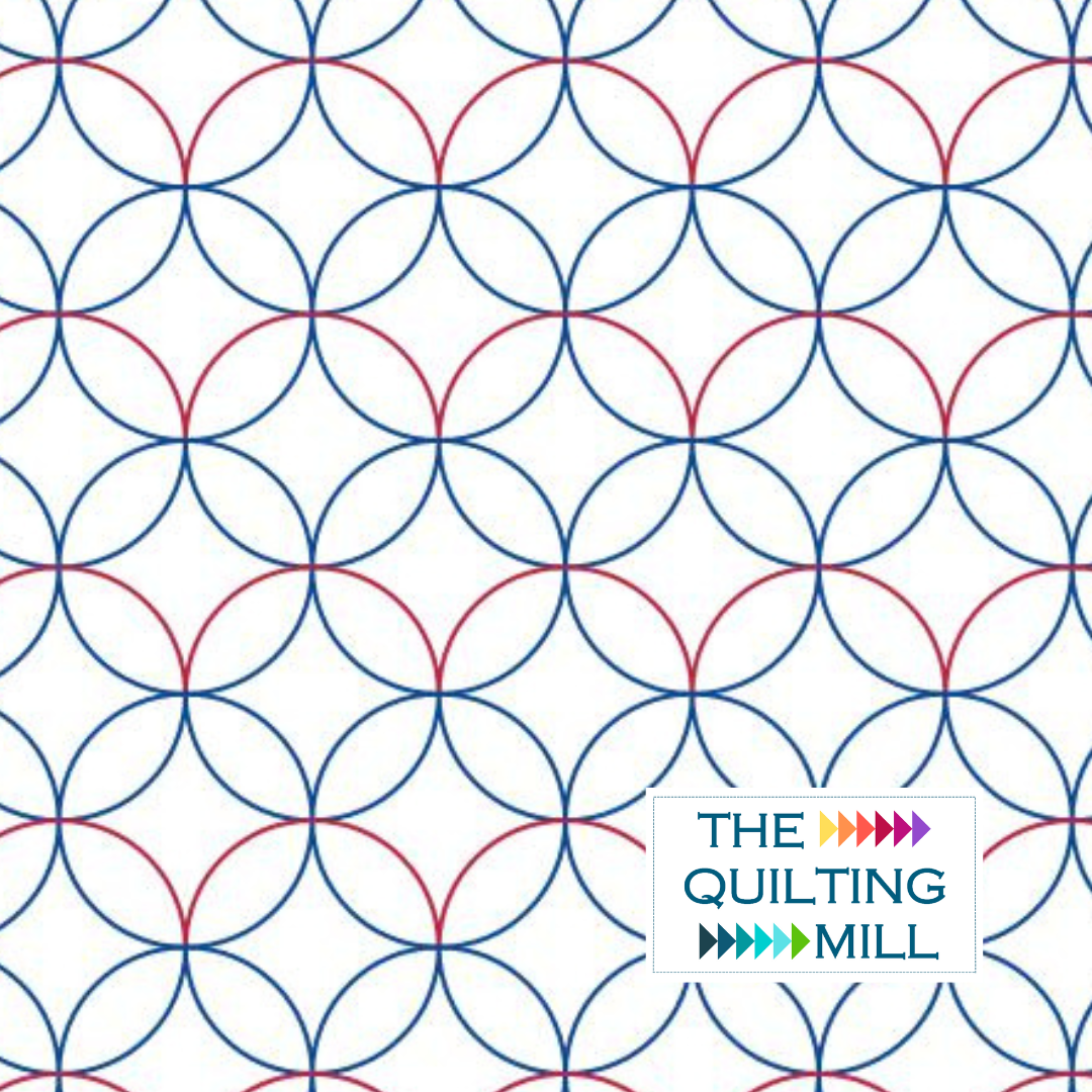 No Backtrack Orange Peel modern circle quilt design digital pantograph showing smooth curved arc repeat for edge-to-edge longarm machine quilting