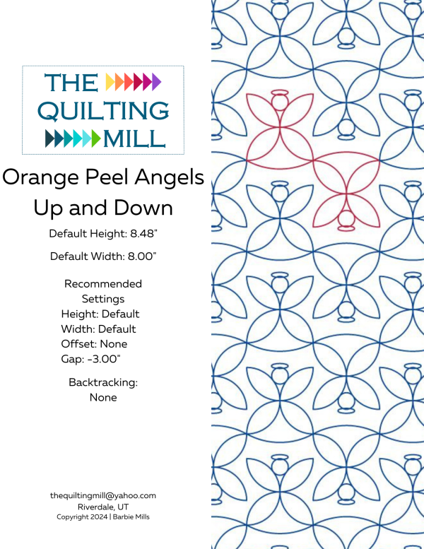 Orange Peel Angels Up and Down
