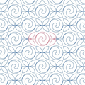 Orange Peels and Peppermints festive quilting pantograph product image with The Quilting Mill logo, showing playful swirls and peppermint shapes