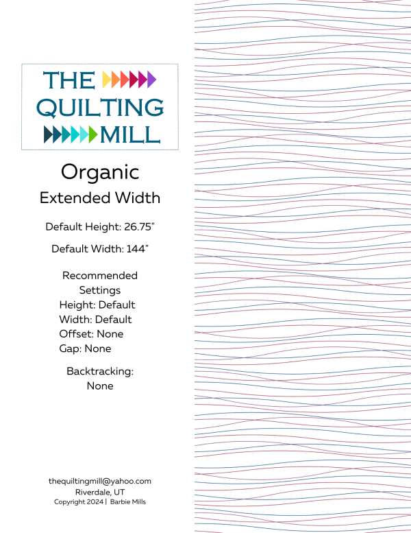 Organic - Extended Width