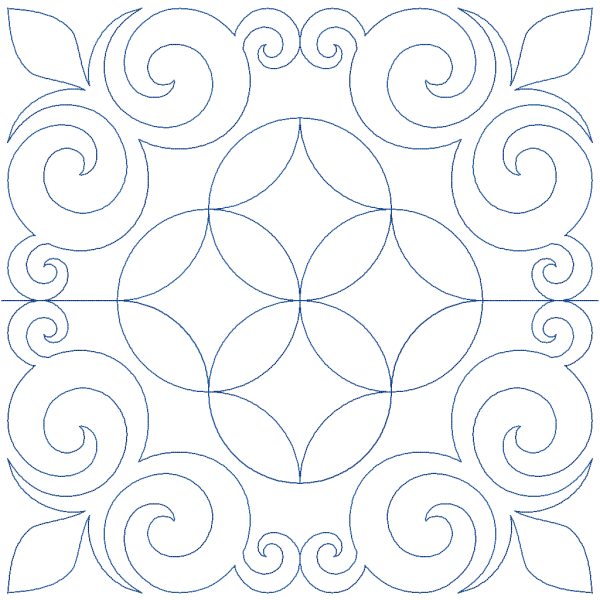 Ornate Tile Orange Peel