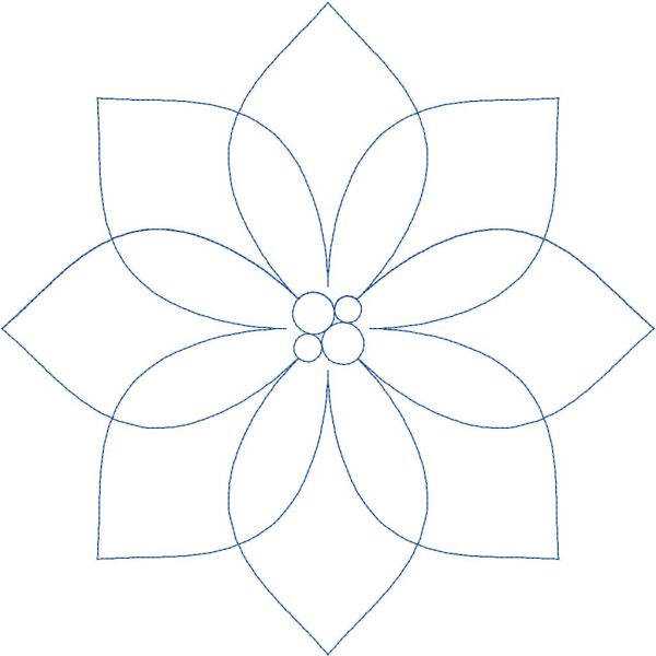 Peaceful Poinsettia