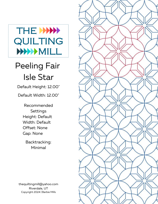 Peeling Fair Isle Star