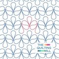 Plumed Chevron feather edge to edge pattern with structured chevron plume rows for longarm quilting