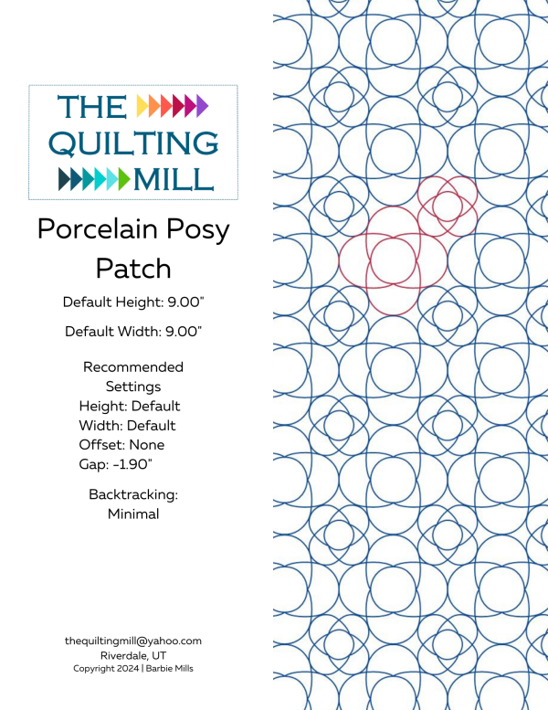 Porcelain Posy Patch