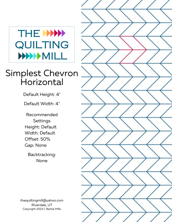 Simplest Chevron Vertical & Horizontal