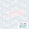 Sparkling Dreams star swirl pantograph – twinkling stars and soft swirl design for longarm quilting machines