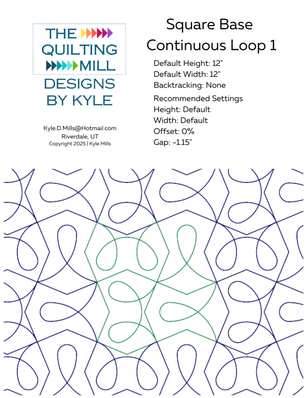 Square Base, Continuous Loop 1